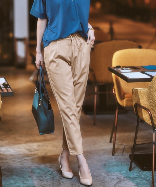 7days Life Styling パンツ サラサラ裏メッシュ綿混ストレッチ