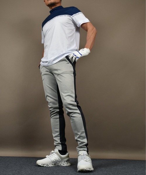美品 ラッセルノ ジャージ スキニーパンツ 4 ポンチ素材 スウェット ゴルフ COMONGOLF スウェットパンツ ジャージ ポンチ ジャージ素材