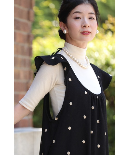 0111-1】22M507 刺繍ジャンパースカート
