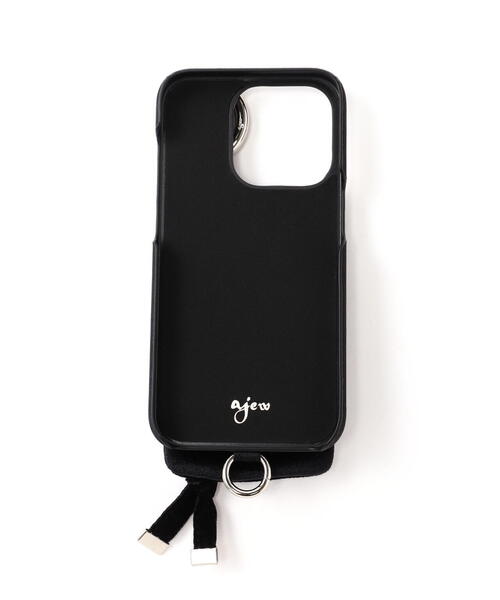 ajew エジュー【dress case】 iPhone15Pro black iPhone15Pro / black 【dress HEART 】 (発送はご注文から3営業