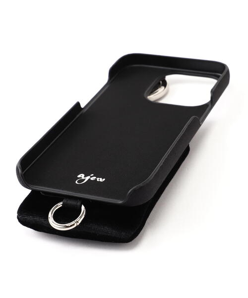 ajew エジュー【dress case】 iPhone15Pro black dress case】 iPhone15 / black (完売) - ajew