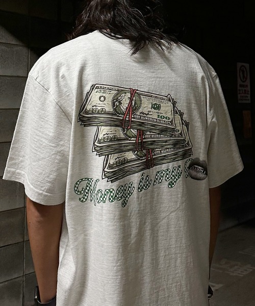 EXAMPLE（エグザンプル） tシャツ EXAMPLE MONEY IS… S/S TEE メンズ