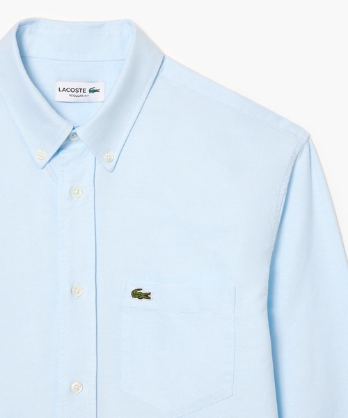 LACOSTE シャツ オックスフォードボタンダウンシャツ メンズ