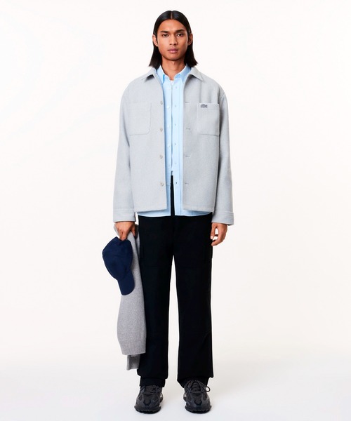 【LACOSTE】オックスフォードボタンダウンシャツ jc5607-01_1.jpg