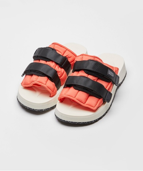suicoke サンダル MOTO-PUFFab - Red/Ivory メンズ : ZOZOTOWN