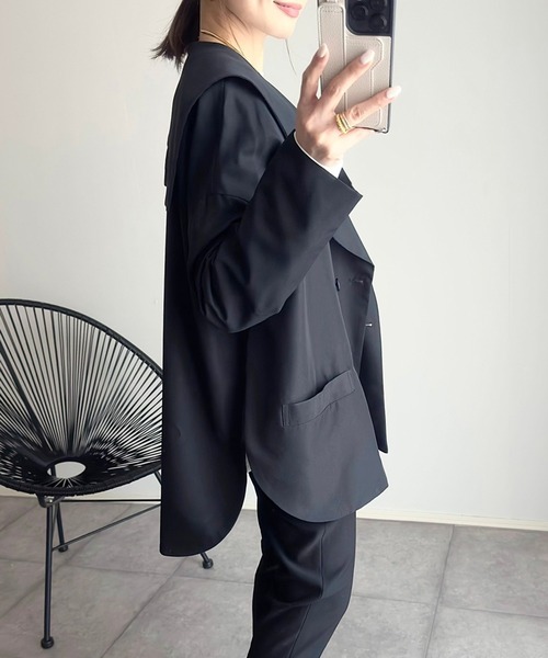 Bonjour Sagan（ボンジュールサガン） コート アウター セーラーカラー