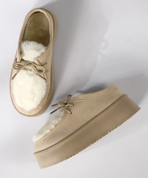 Dedes（デデス） ブーツ 軽量厚底 ユニセックス ムートンブーツ メンズ