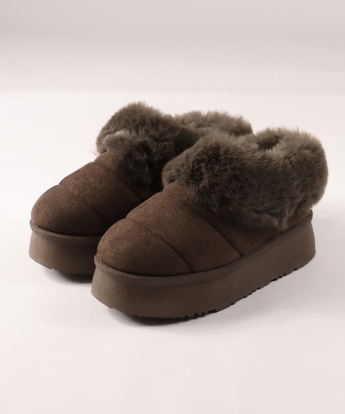 Dedes（デデス） ブーツ 軽量厚底 ユニセックス ムートンブーツ メンズ