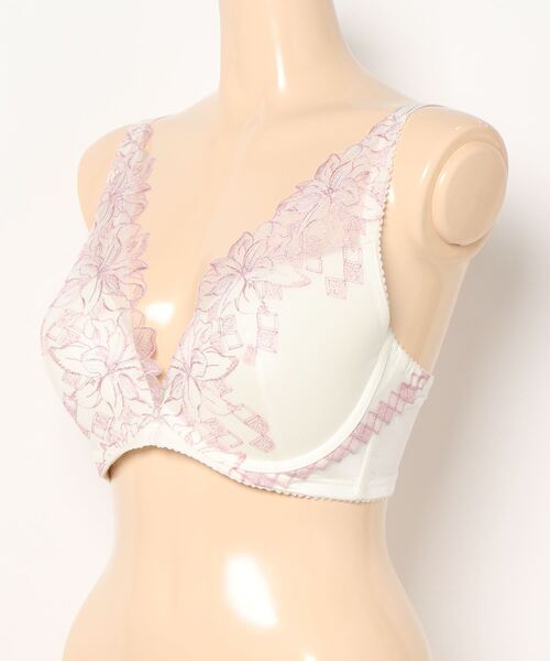 AMOSTYLE（アモスタイル） ブラジャー 夢みるブラ DeepV ブラジャー