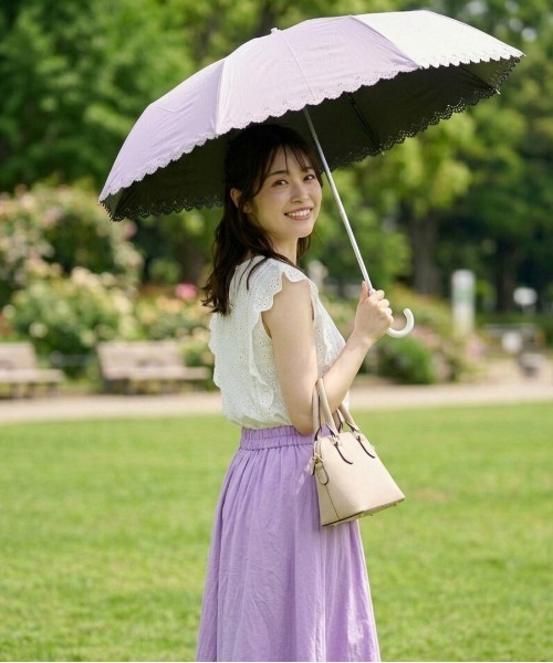 ALWAYS GOOD TIME 日傘 uvカット 折りたたみ傘 「一級遮光・晴雨兼用