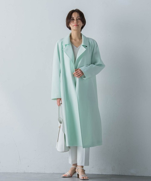 新品タグ付き　LAUTREAMONT　防シワスプリングコート 防シワスプリングコート≪速乾/紫外線防止/洗える≫ | ロートレアモン