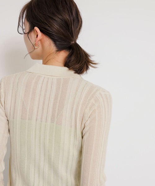 「SENSE OF PLACE by URBAN RESEARCH」 ニットカーディガン ONE アイボリー レディース SENSE OF PLACE by URBAN RESEARCH ニット セーター ランダム