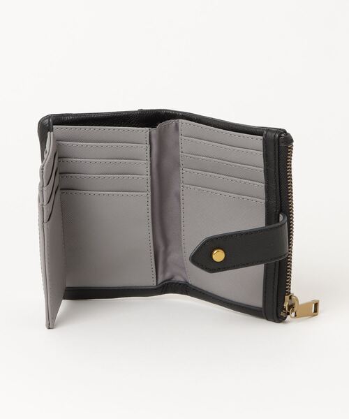 FOSSIL｜フォッシル 三つ折り財布 レディース レザー ブラック