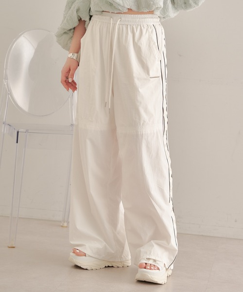 Chico（チコ） パンツ ワイドラインシャカパンツ レディース