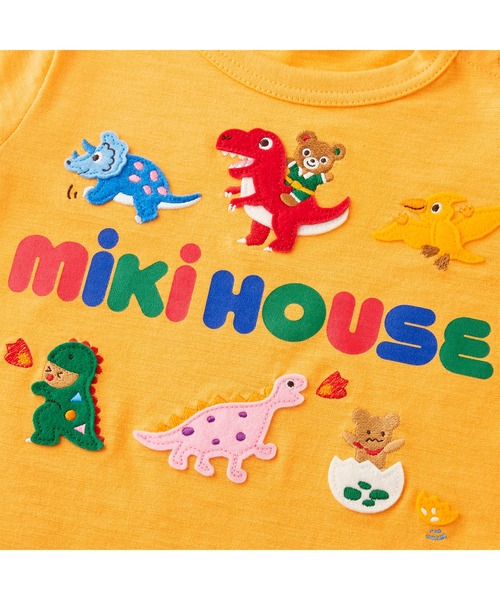 MIKI HOUSE（ミキハウス） tシャツ プッチーモチーフ長袖Tシャツ