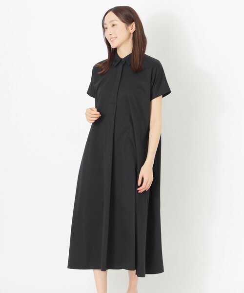 定価4.3万 シルキースムースフレアワンピース 38 エス エッセンシャルズ S.ESSENTIALS（エス エッセンシャルズ） ワンピース 「DRESOPHY