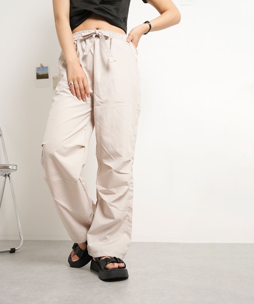 NinaetLina カーゴパンツ ストレートカーゴパンツ レディース