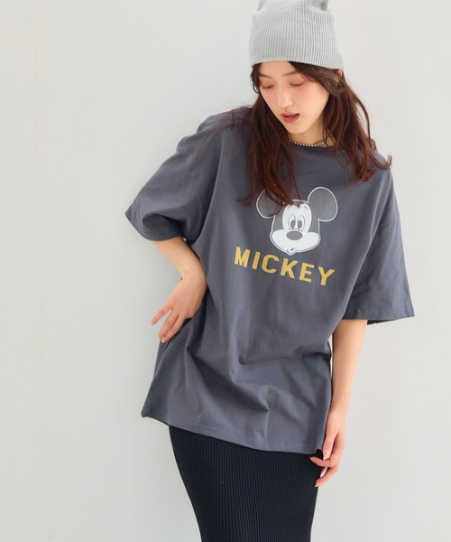 Disney tシャツ Tシャツ 「Disney/ディズニー」ミッキープリント