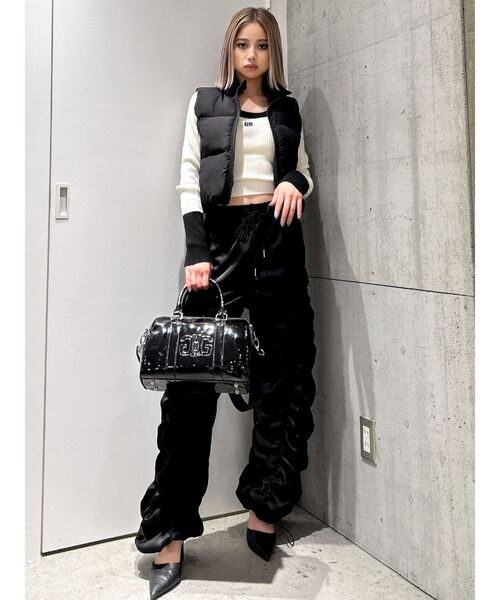 ベスト ジレ GYGY中綿ショートベスト レディース GYDA ベスト ジレ GYGY中綿ショートベスト レディース