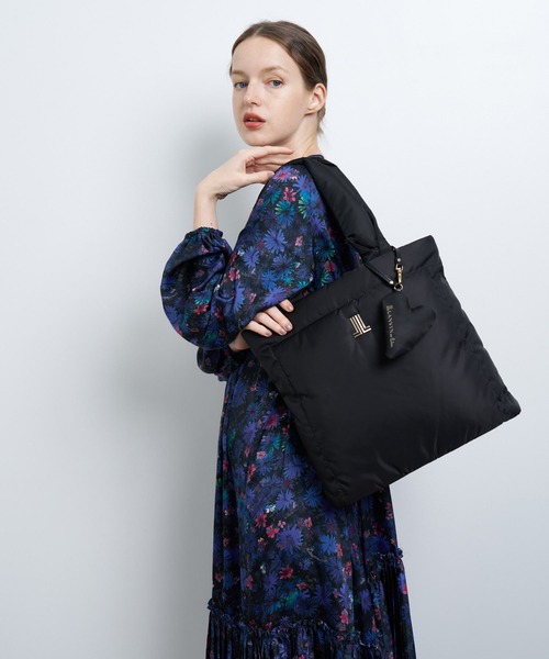 LANVIN en Bleu トートバッグ パッフィー トート 484310 レディース 