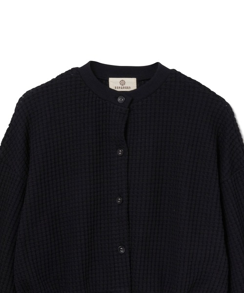 シーグリーン　ワッフル　カーディガン　Seagreen SEAGREEN カーディガン SEAGREEN(シーグリーン) BIG WAFFLE