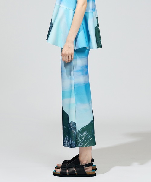 NON TOKYO スカート PRINT RIB TIGHT SKIRT : ZOZOTOWN Yahoo!店