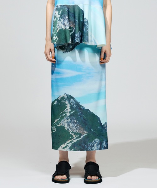 NON TOKYO スカート PRINT RIB TIGHT SKIRT : ZOZOTOWN Yahoo!店