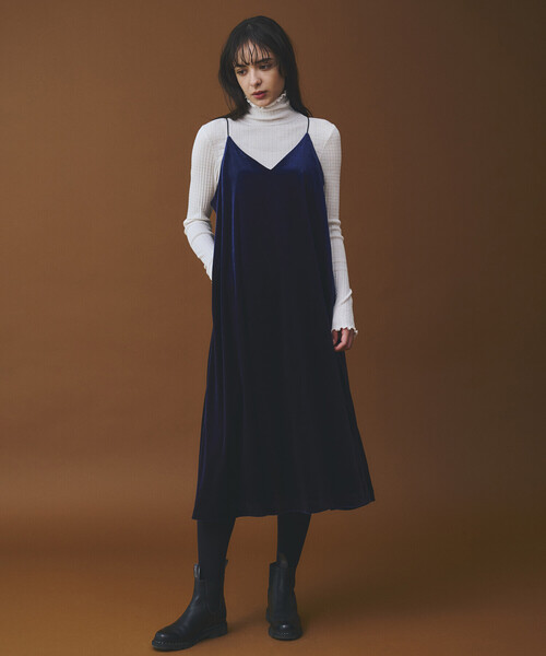 LE GLAZIK ワンピース | ベロア キャミソールワンピース WOMEN 
