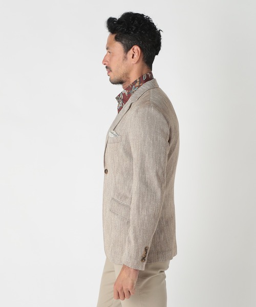 MEN'S BIGI（メンズビギ） ジャケット テーラードジャケット リネン調