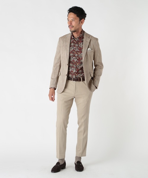 MEN'S BIGI（メンズビギ） ジャケット テーラードジャケット リネン調