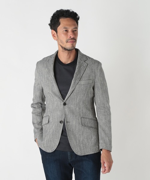 MEN'S BIGI（メンズビギ） ジャケット テーラードジャケット リネン調