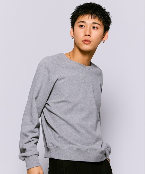 THE BOLDMAN トレーナー スウェット Vneck Raglan Sweat / V