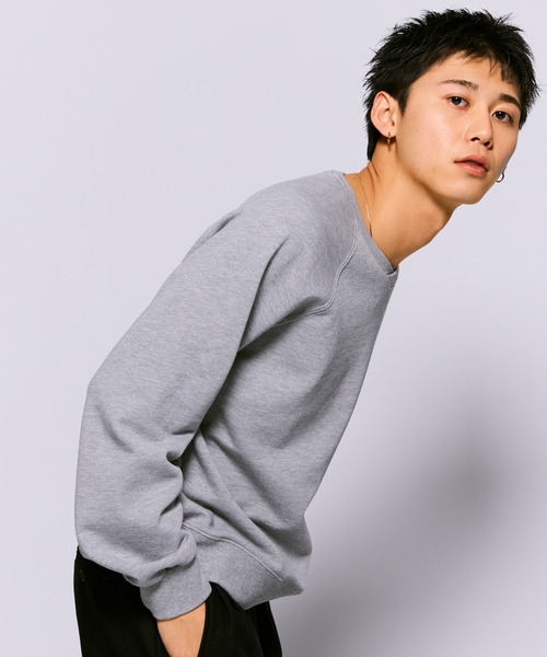 THE BOLDMAN トレーナー スウェット Vneck Raglan Sweat / V