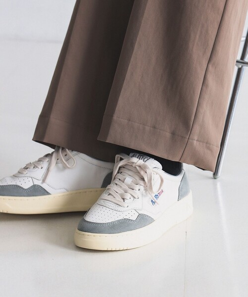 スニーカー AUTRY / MEDALIST LOW レザースエード コンビ スニーカー レディース_2