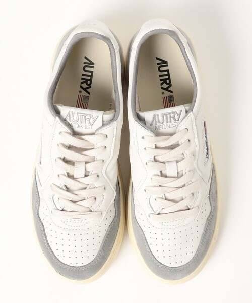 スニーカー AUTRY / MEDALIST LOW レザースエード コンビ スニーカー レディース_10