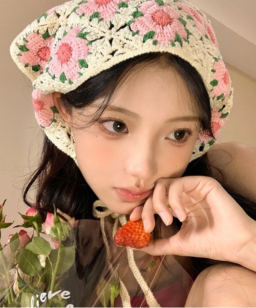 pyornim フラワーかぎ編みバブーシュカ : ZOZOTOWN Yahoo!店