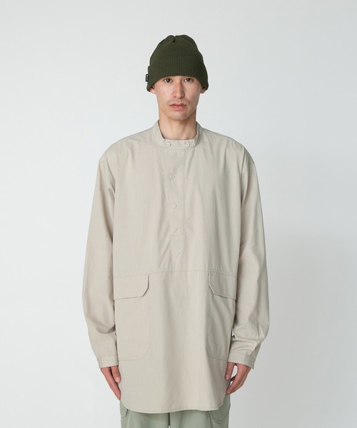 スノーピーク TAKIBI Light Ripstop Pullover M snow peak シャツ TAKIBI Light Ripstop Pullover 難燃 メンズ