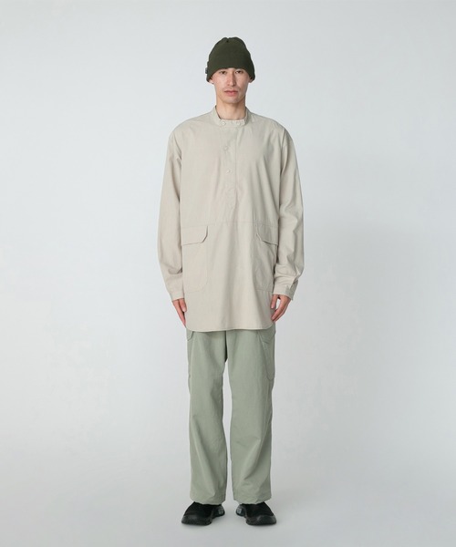 snow peak シャツ TAKIBI Light Ripstop Pullover 難燃 メンズ 