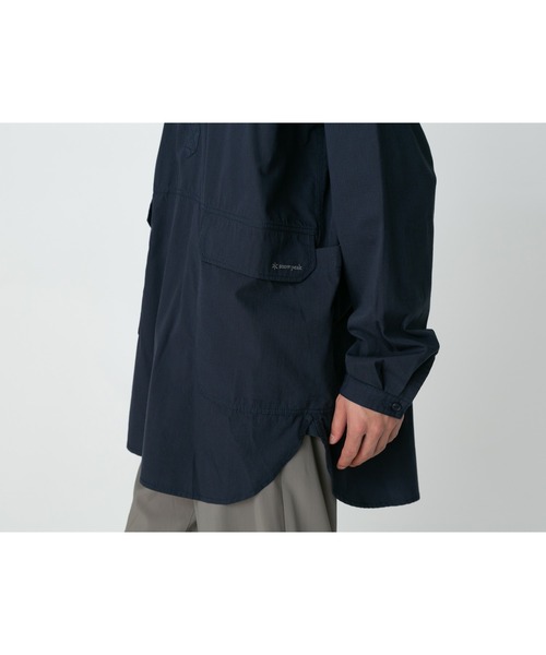 snow peak シャツ TAKIBI Light Ripstop Pullover 難燃 メンズ snow peak シャツ TAKIBI Light Ripstop Pullover 難燃 メンズ
