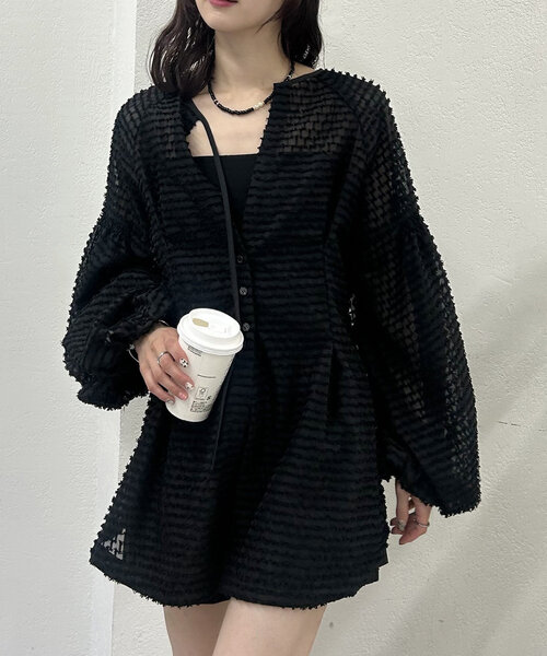 本日のタイムセール - ホットプレート / ホット ブラウス mystic シャツ レディース フリンジシェイプチュニック トップス