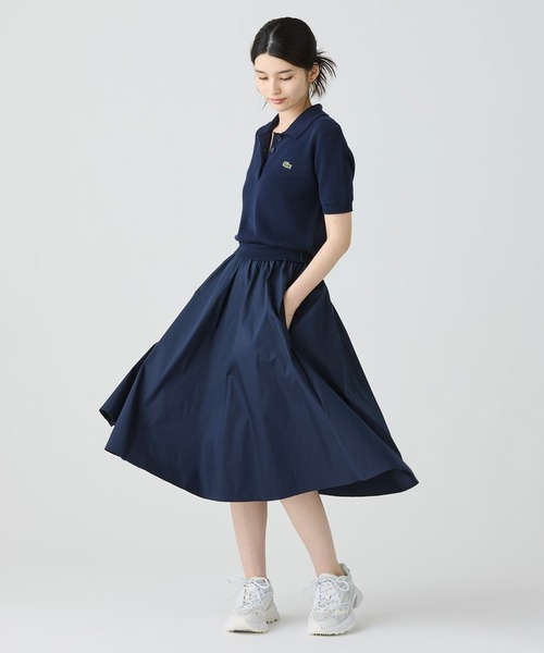 LACOSTE - LACOSTE コンビネーションマテリアルワンピースの通販