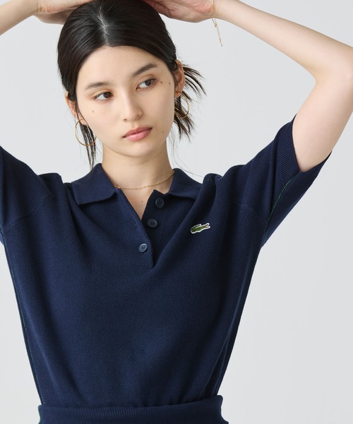 LACOSTE - LACOSTE コンビネーションマテリアルワンピースの通販
