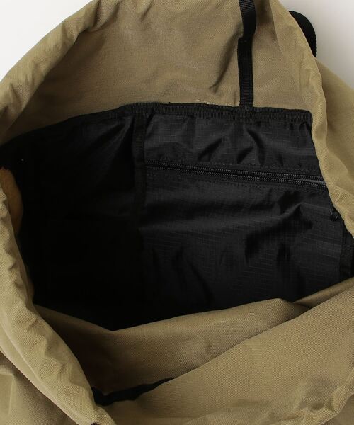 Hobo backpack バックパック　ベージュ　日本製 hobo 「hobo」 ワンポイントリュック - ベージュ メンズ