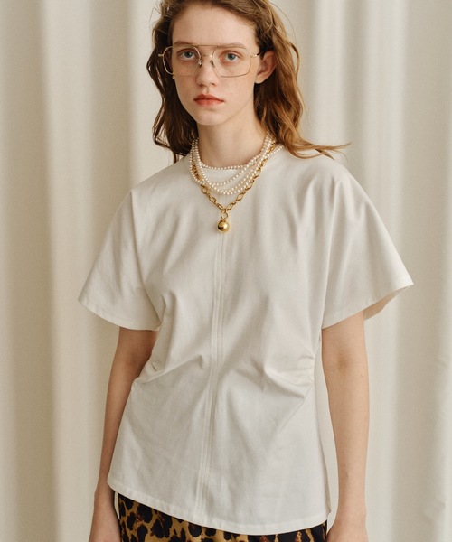 tシャツ Waist tuck T-shirt／ウエストタックTシャツ レディース