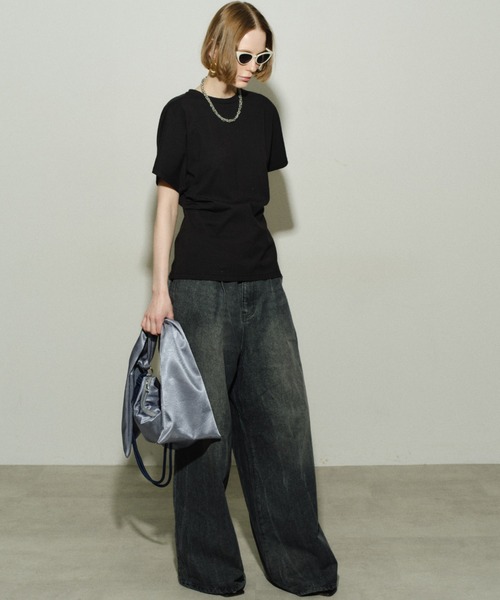 tシャツ Waist tuck T-shirt／ウエストタックTシャツ レディース tシャツ Waist tuck T-shirt／ウエストタックTシャツ レディース