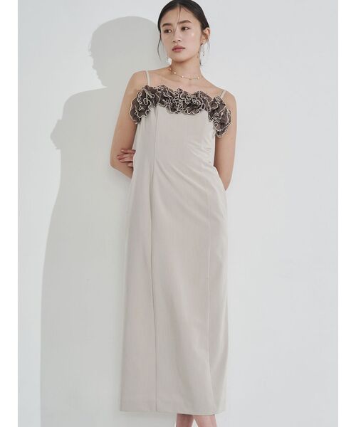 LAGUNAMOON LADYコサージュキャミワンピース LADYコサージュキャミワンピース（ドレス）｜LAGUNAMOON（ラグナ