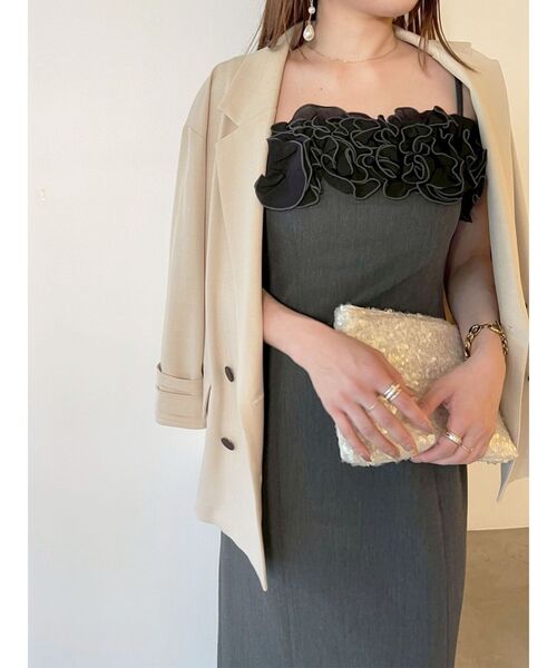 LAGUNAMOON（ラグナムーン） ドレス LADYコサージュキャミワンピース