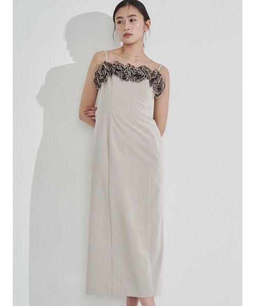 LAGUNAMOON LADYコサージュキャミワンピース LADYコサージュキャミワンピース（ドレス）｜LAGUNAMOON（ラグナ