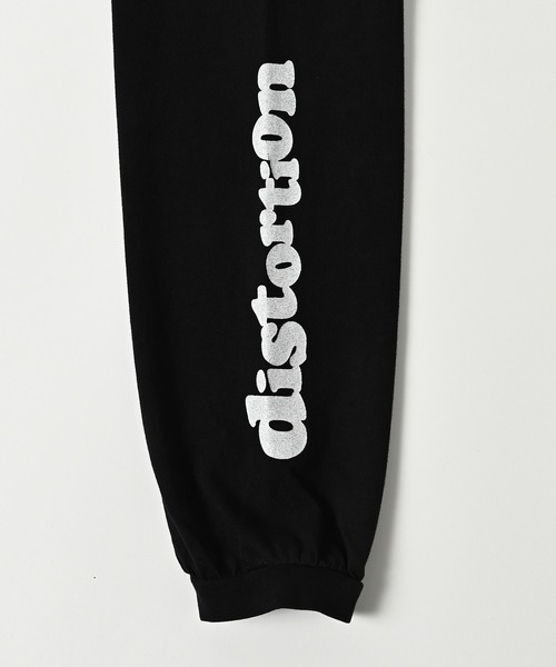 tシャツ 「ADAMPATEK/アダムパテック」distortion long sleeve T/エフェクタープリントロングスリーブTシャツ レディー ADAM PATEK tシャツ ADAMPATEK/distortion long sleeve T