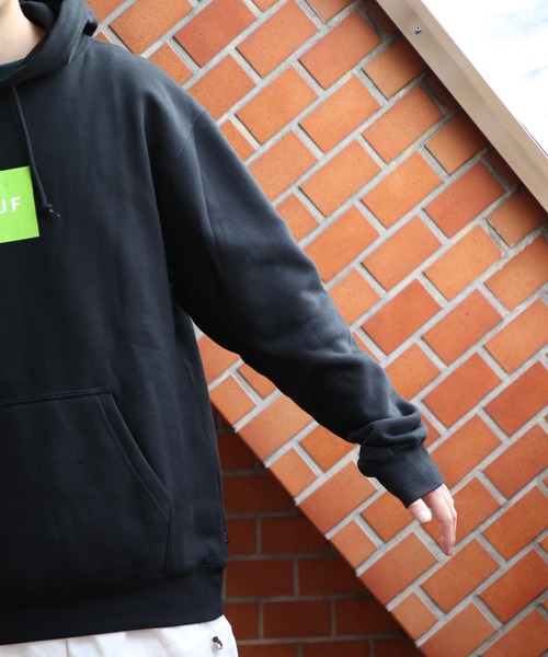 HUF（ハフ） パーカー ボックスロゴフーディー メンズ レディース